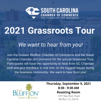 Greater Bluffton Chamber of Commerce 2021 Grassroots Tour with the SC Chamber
