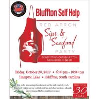 Red Apron Sips & Seafood Party for Bluffton Self Help