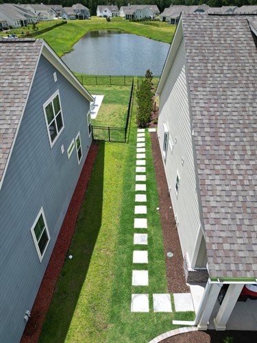 Beautiful Paver Walkway and Turf 