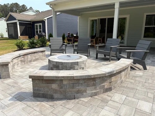 Firepit and Paver Patio 
