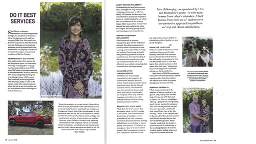 Highlighted article in a local publication. Sharing our story with our community. 