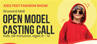 Kids Open Model Casting - Kids Fashion Show at Broward Mall
