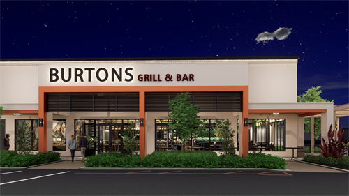Outside rendering of Burtons Grill of Plantation