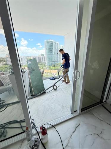 Tile and grout cleaning