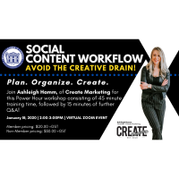 Social Content Workflow - Avoid the Creative Drain! - 20/21
