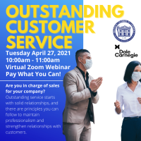 20/21 - Outstanding Customer Service Workshop with Dale Carnegie 