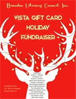 Vista Gift Card Holiday Fundraiser