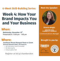 Skill Builder Series Week 4 - How Your Brand Impacts You & Your Business