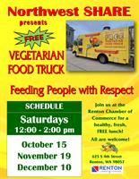 NW Share FREE Vegetarian Food Truck - October