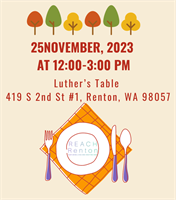 REACH Meal Coalition Thanksgiving Community Party