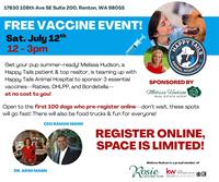 Free Vaccine Event at Happy Tails Animal Hospital!
