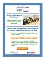 SEA Airport is hiring and Airport Jobs is here to help!