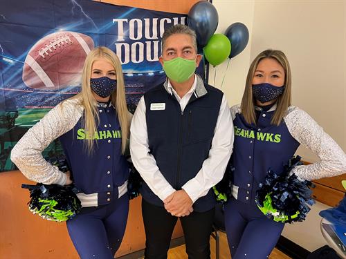 12 Days of Giving with Seahawks dancers