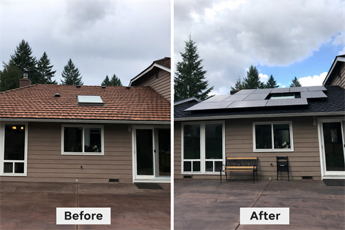 New Roof and Solar Panels added to offset energy cost
