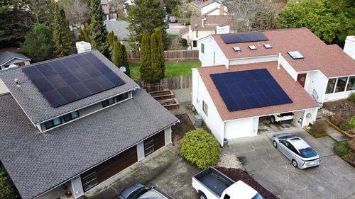 Multiple Fairwood Renton Solar Installs