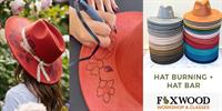 Hat Burning Workshop – Create Your Own Custom Burned Hat + Hat Bar