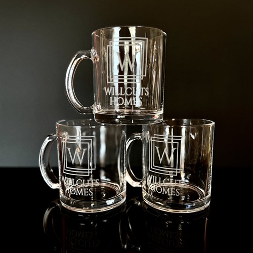 Engraved Glassware for Willcuts Homes