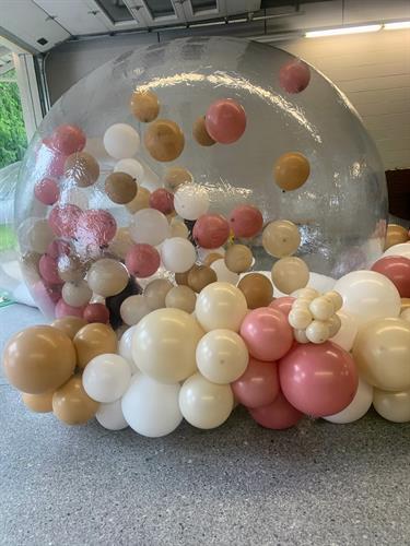 Bubble House w/ Interior Balloons