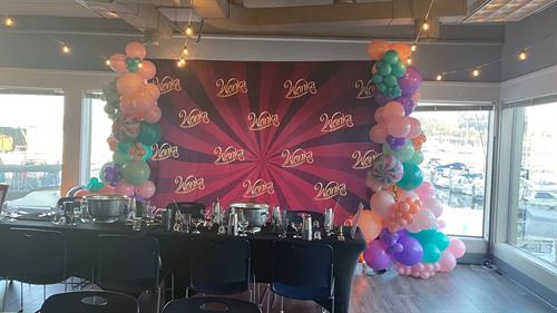 Balloons for Willy Wonka Movie Release Party