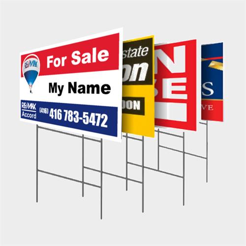 Yards signs 24x18 to 48x96 1 or 2 sides made in house