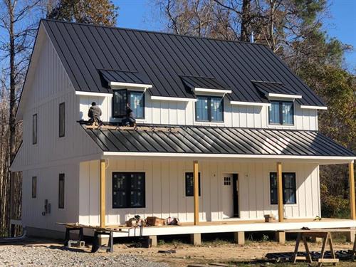 Standing Seam Metal Roof System- new construction