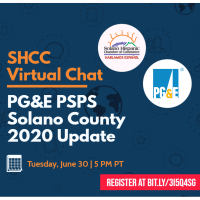 SHCC Virtual Chat: PG&E PSPS Solano County 2020 Update