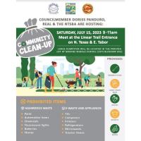 07-15-23 Community Clean-Up  Day