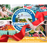Ribbon Cutting for the Suisun City Waterfront Farmers Market