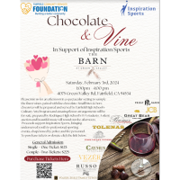 Chocolate & Vine In Support of Inspiration Sports