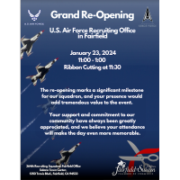 01-23-24 Ribbon Cutting @ U.S. Air Force Recruiting Office in Fairfield