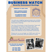 11-19-2025 -NTSBA - Business Watch Security Assessment Meeting