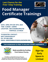Food Manager Certificate Training