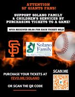 Solano Family & Children's Services SF Giants Ticket Fundraiser
