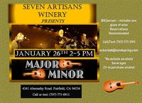 Major Minor play Seven Artisans Winery