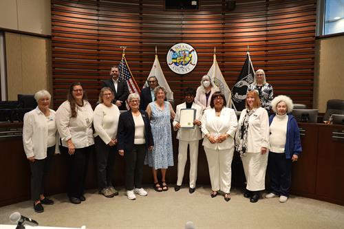 Celebrating Women History Month with Suisun City Wednesday Club