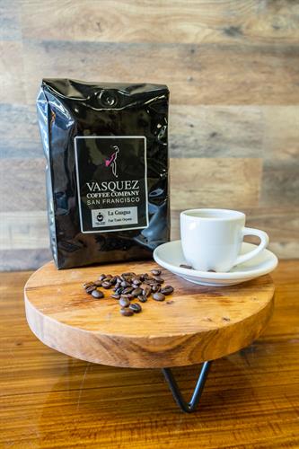 We have partnered with Vasquez Coffee, a local coffee roaster in San Francisco, that imports the best coffee beans from multiple Latin American countries.