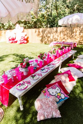 Hello kitty luxury birthday picnic 