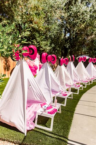 Hello kitty pool cabanas 