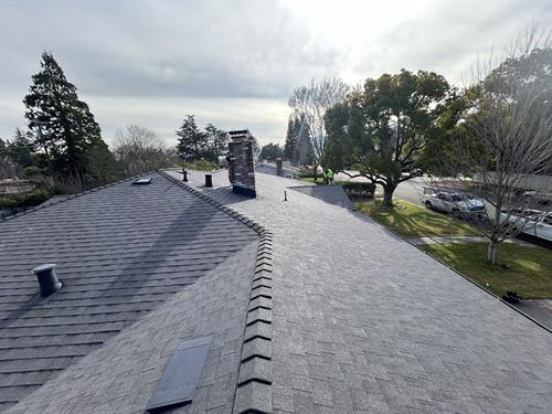 New install with Owens Corning Duration Cool Shingle in 'Night Sky'