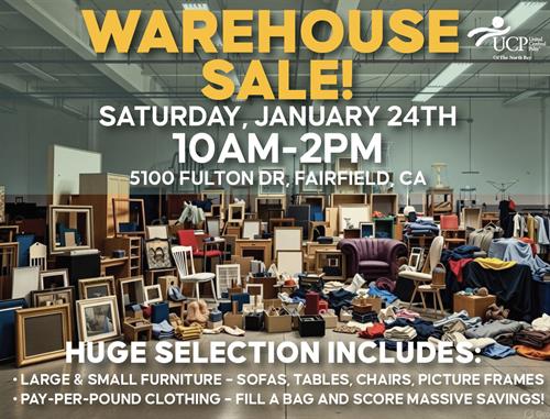 Warehouse Sale- Jan 24, 2026