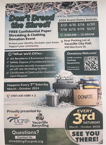 Shred Event Vacaville