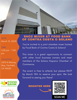 SHCC Mixer at Food Bank of Contra Costa & Solano - March 15