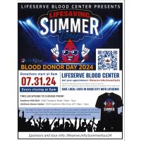 Lifeserve Blood Center Presents Lifesaving Summer Tour