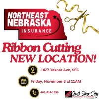 Ribbon Cutting Northeast Nebraska Insurance Agency