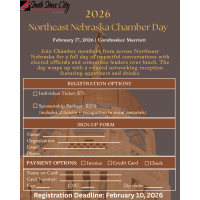 2026 Northeast Nebraska Chamber Day