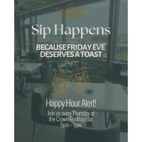 Sip Happens at The Crown Rooftop Bar at The Warrior Hotel