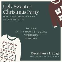 Ugly Sweater Christmas Party- The Crown Rooftop Bar at The Warrior Hotel
