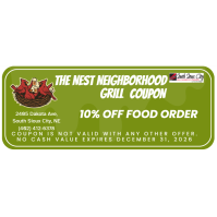 The Nest Neighborhood Grill  - South Sioux City