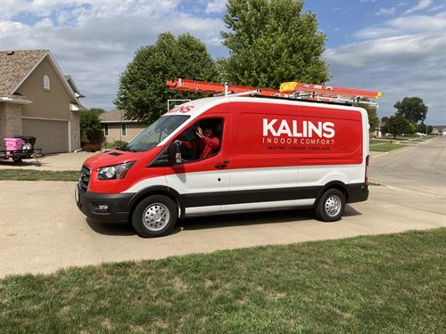 Kalins Indoor Comfort Service Van