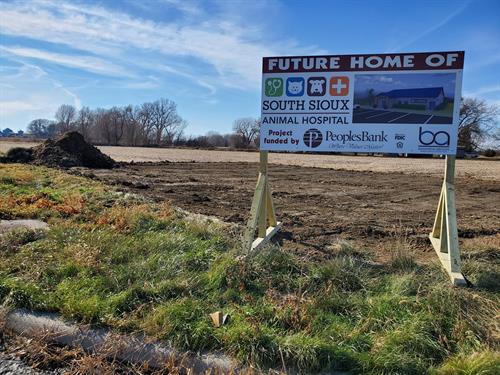 Construction of the NEW South Sioux Animal Hospital managed by Bottomline Advisors